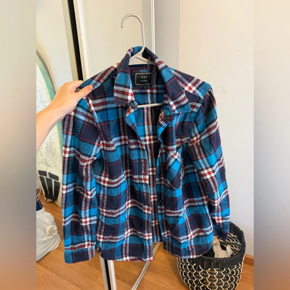FOREVER 21 plaid shirt - Picture 9 of 11